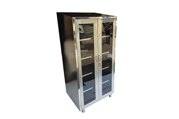 Polybag storage cabinet