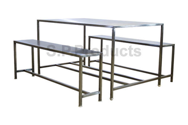 SS_Canteen table with bench