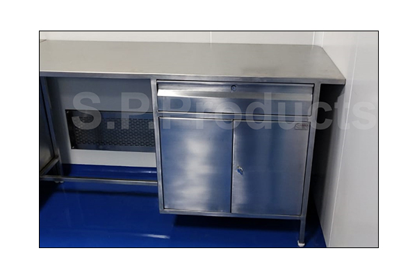SS_IPQC cabinet with sink L type 4